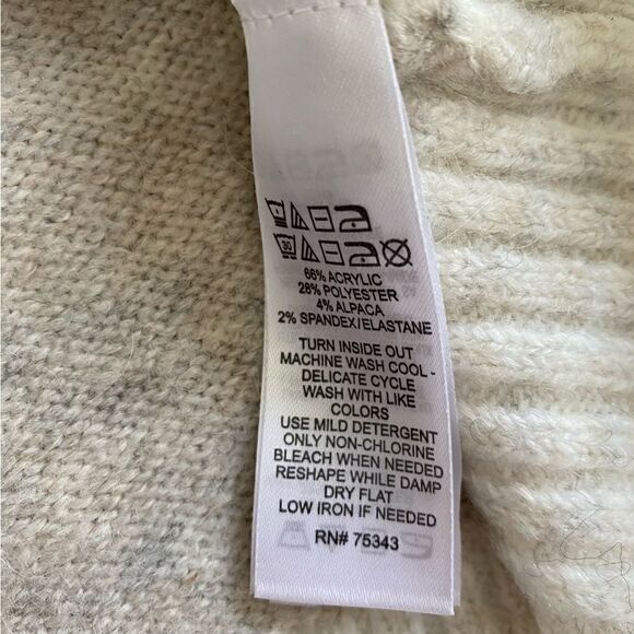 Sincerely Jules Alpaca Blend Cardigan Sweater Cropped Small - Picture 4 of 5
